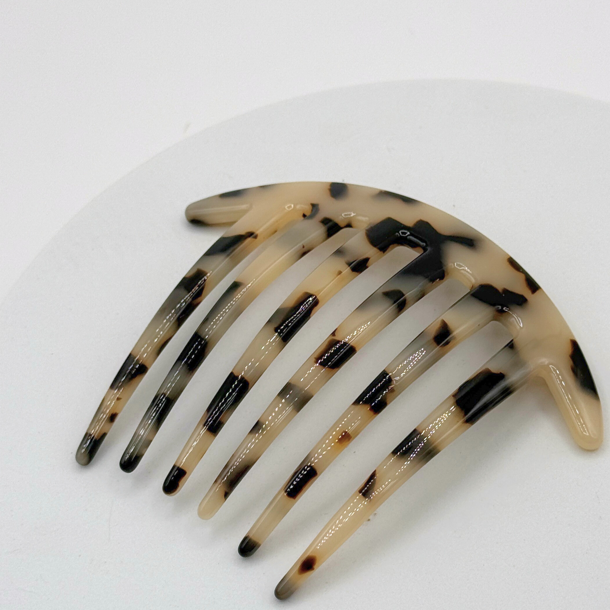 Cellulose Acetate French Side Hair Combs