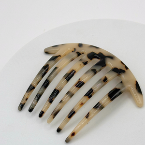 Cellulose Acetate French Side Hair Combs