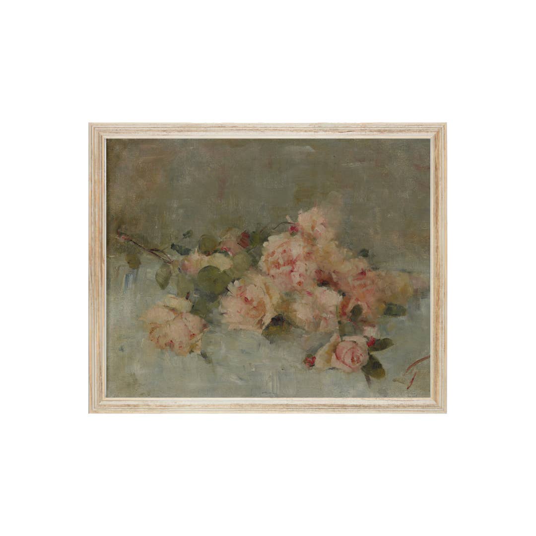 Fleurs Vintage Art Print 11 x 14