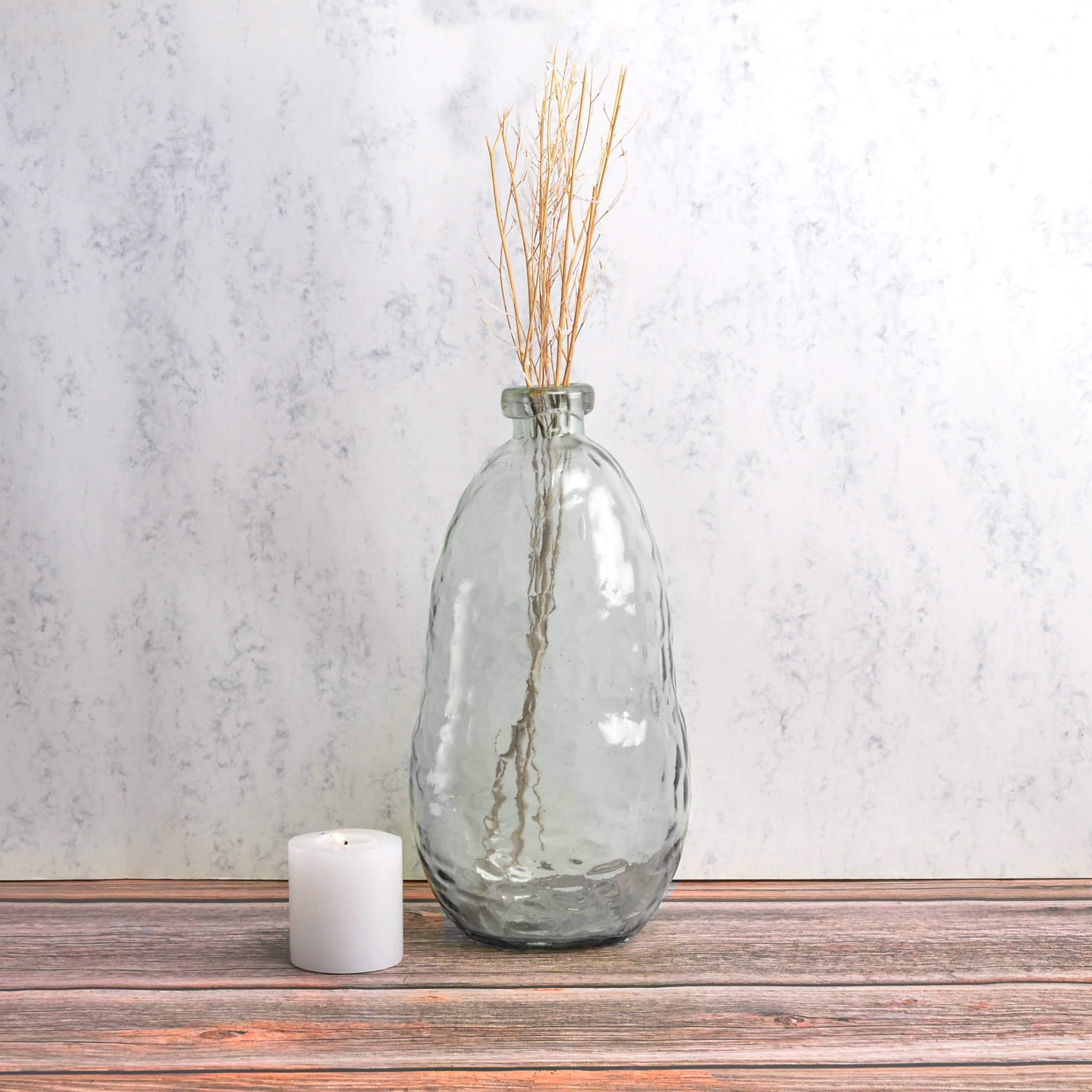 Aria tall Recycled Glass Vase