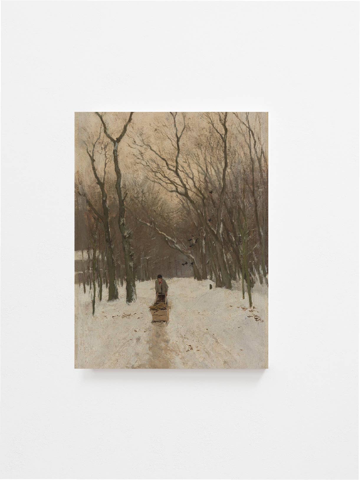 Winter lll Vintage Art Print