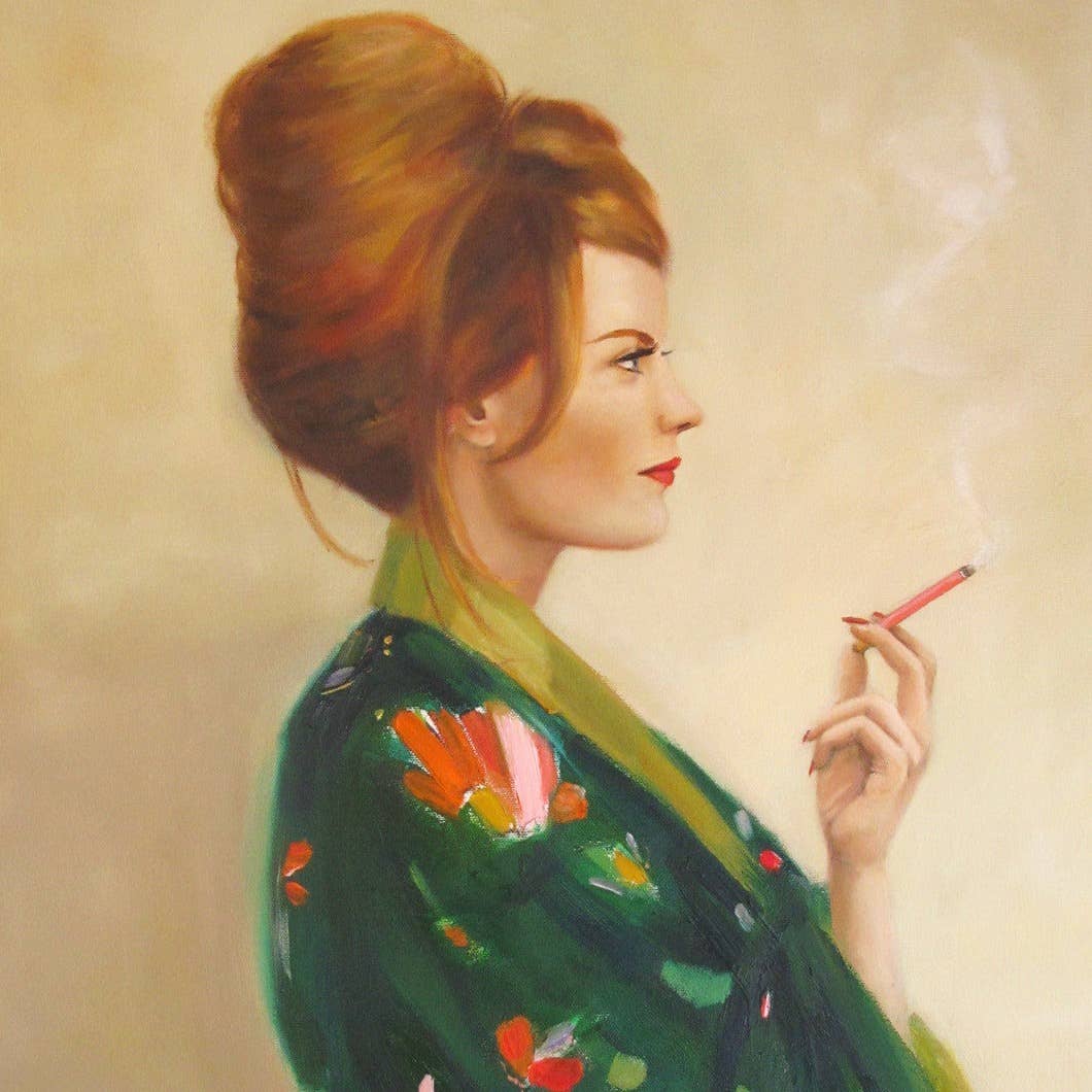 Pasadena Housewife Art Print - 8.5" X 11" by Janet Hill