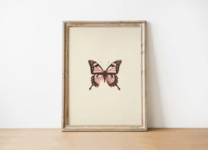 Antique Butterfly Art Print