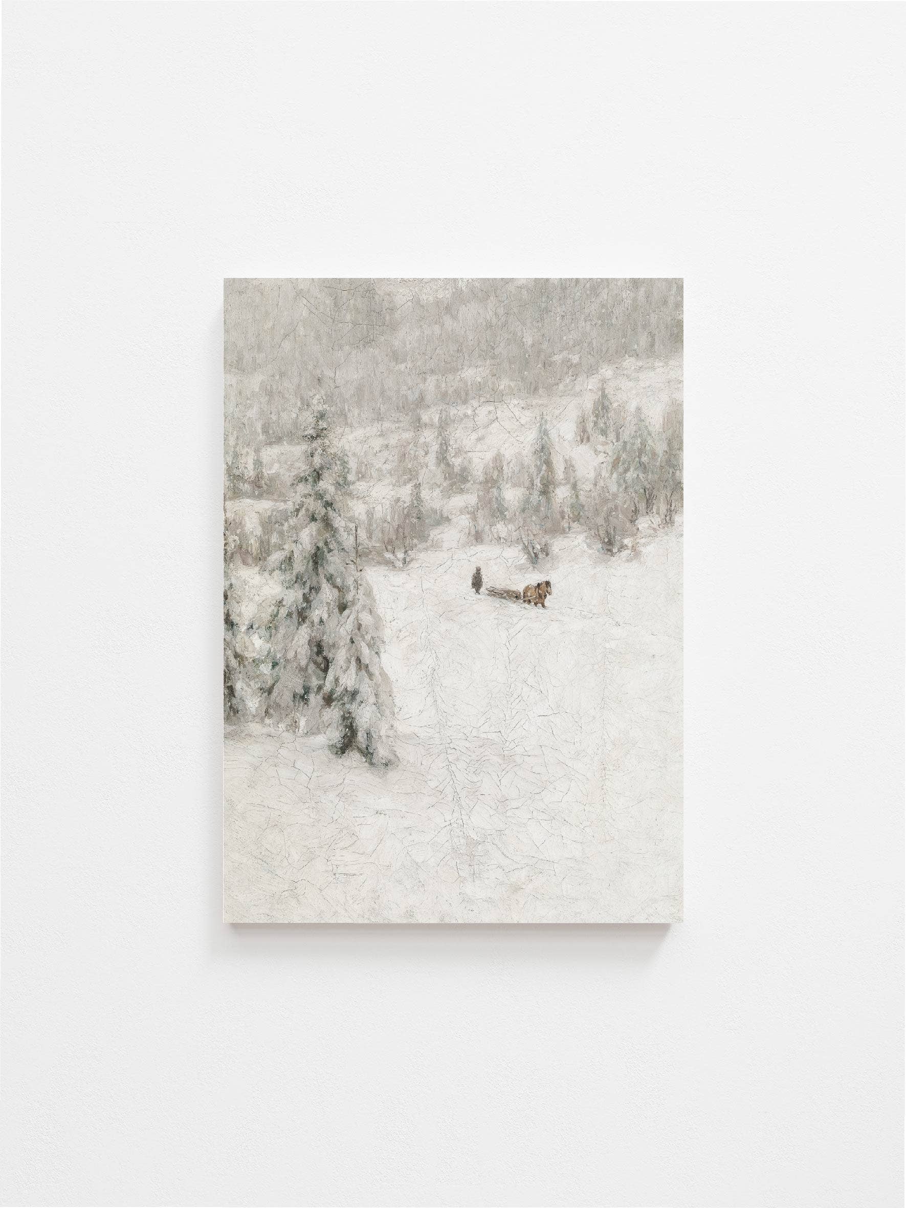 Winter Mist Vintage Art Print 11 x 14