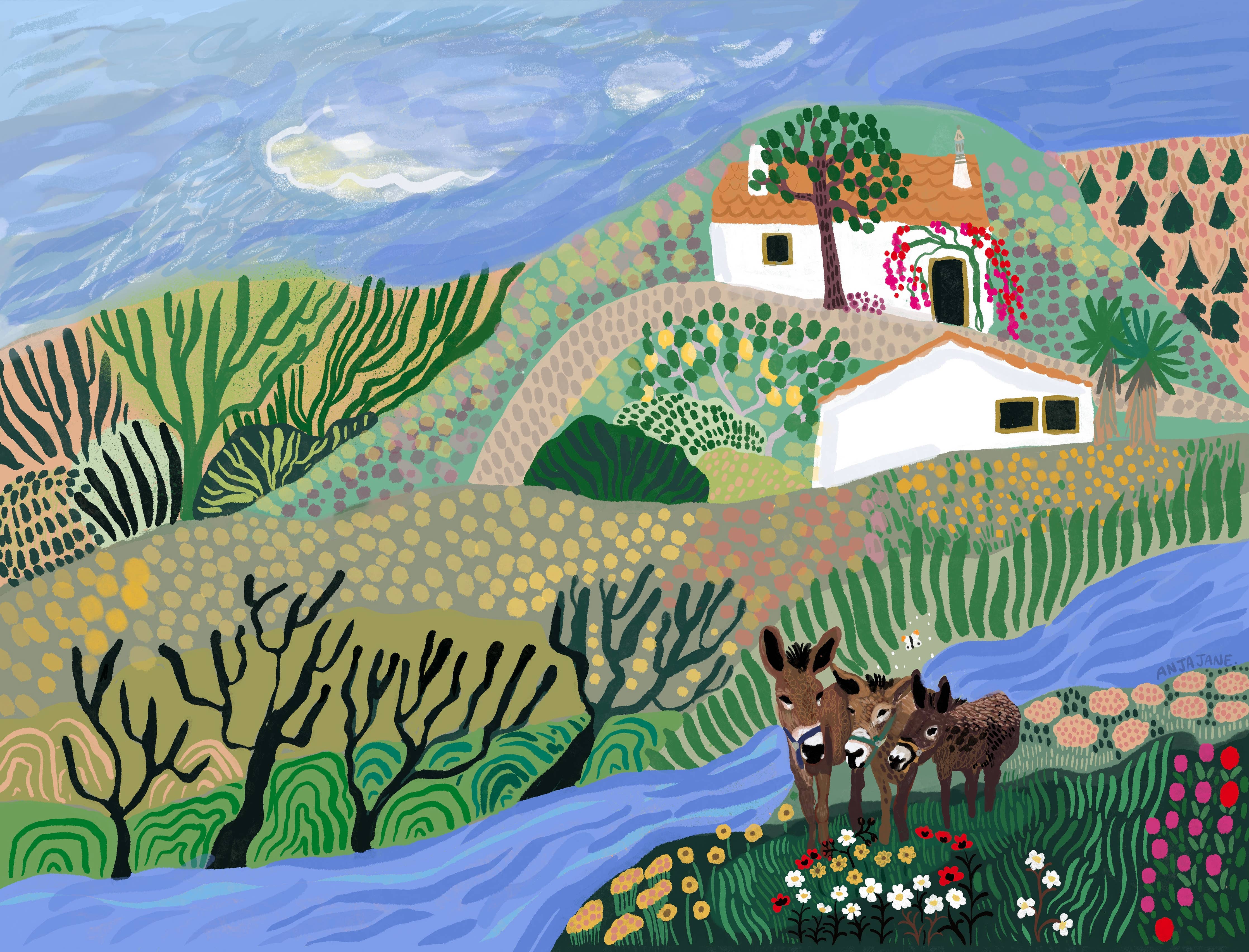 Portugal Art Print by Anja Jane