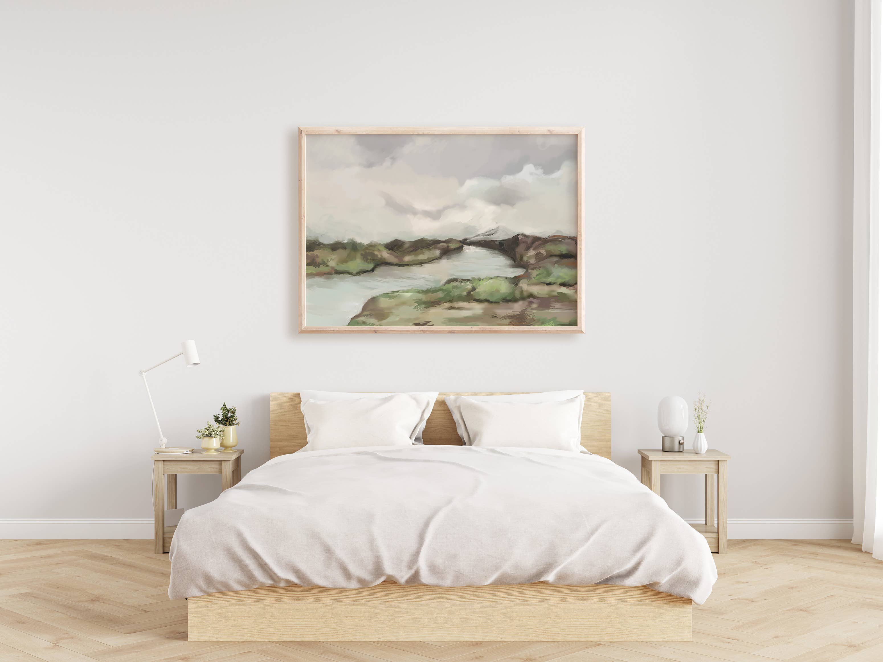 Hillside Vintage Art Print