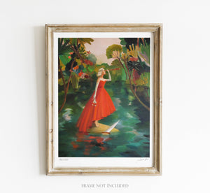 Shipwrecked Art Print - 8.5" X 11" by Janet Hill