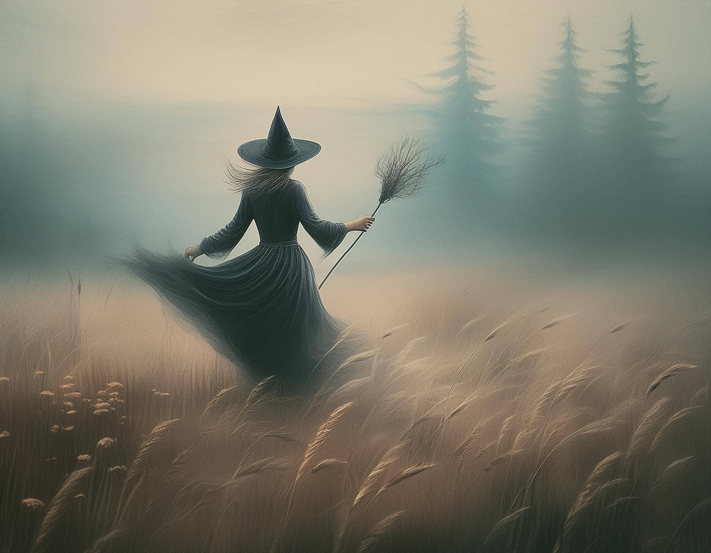 Witch Art Print