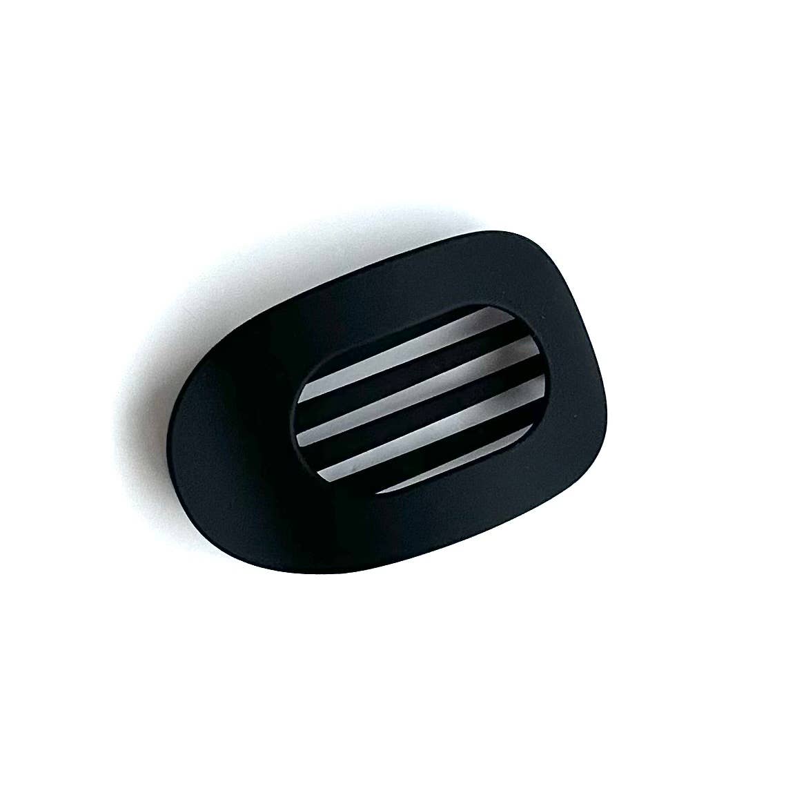 Flat Oval Hair Clip Accessory Black Hair Claw