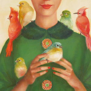 Ladybirds Art Print - 8.5" X 11" by Janet Hill