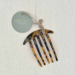Cellulose Acetate French Side Hair Combs