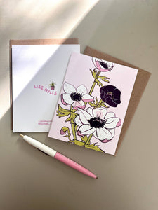 Anemone  Art Card