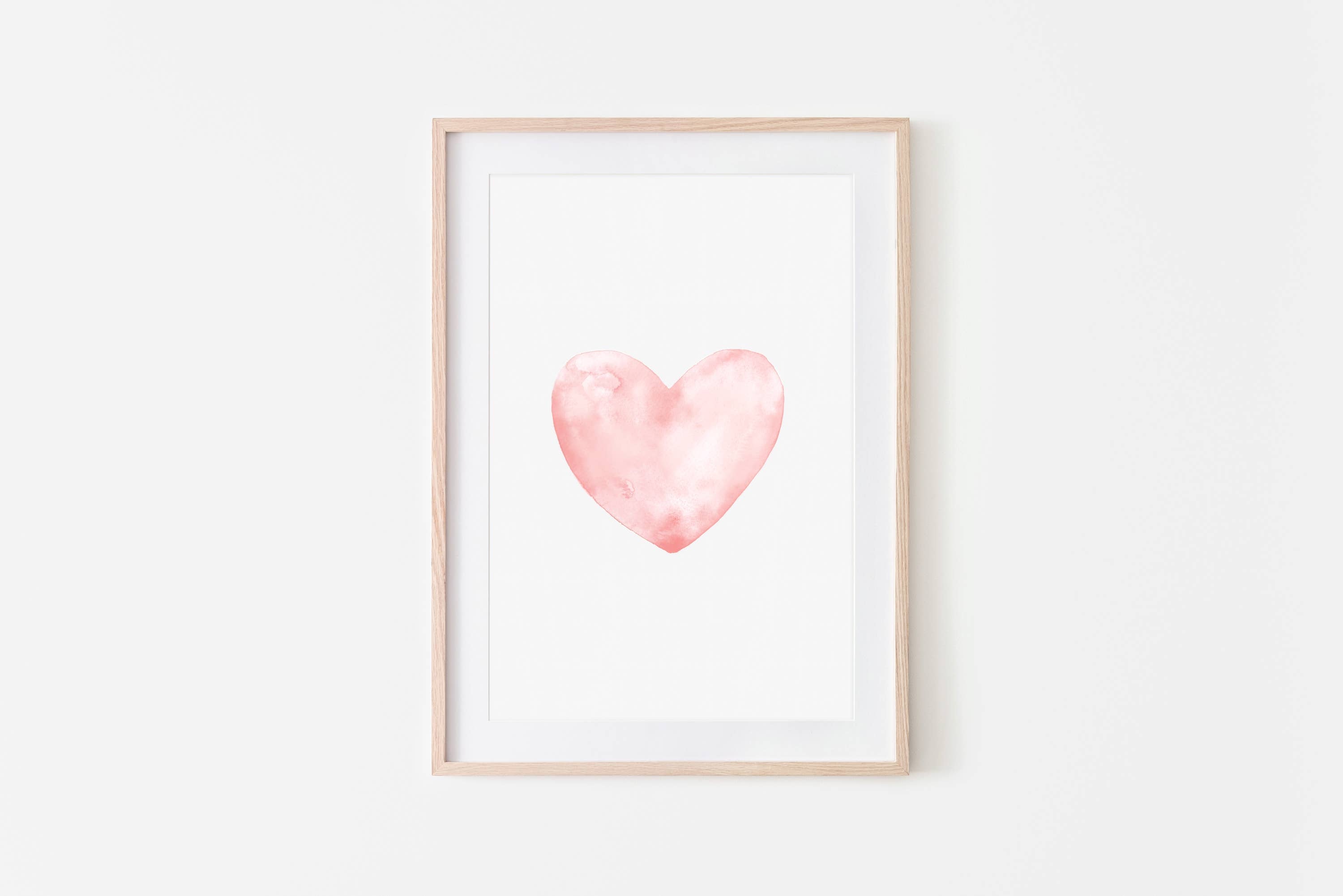 Pink Heart Print