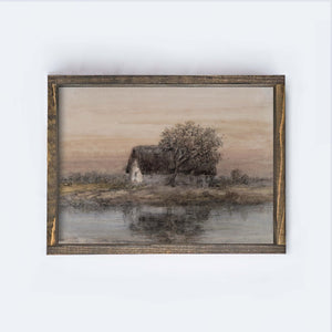 Cottage By The Water 12 x 9”