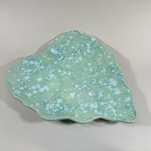 Pottery by Jackie- Rhubarb Plate Lg