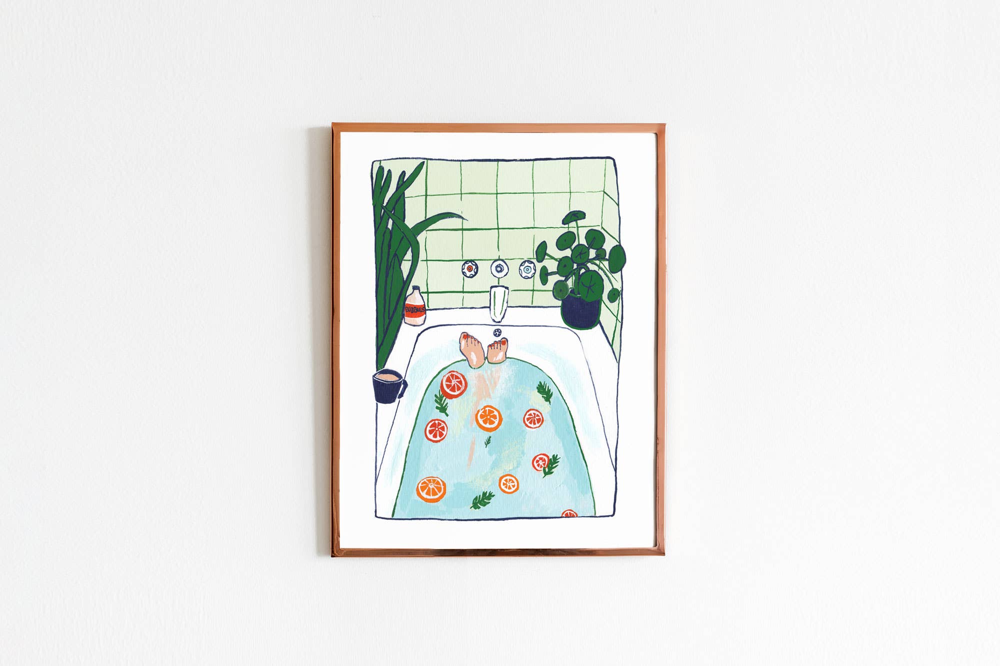 Bathtub Art Card