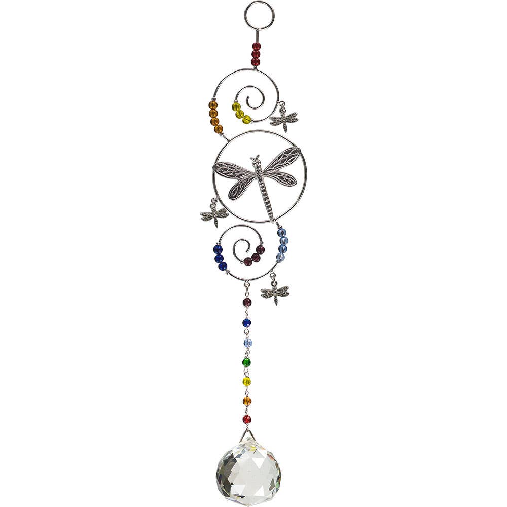 Hanging Crystal Suncatcher-Dragonfly