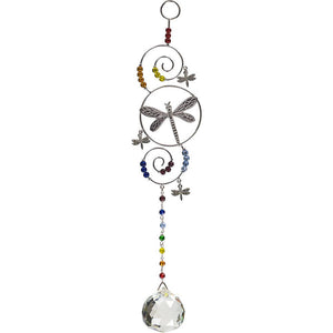 Hanging Crystal Suncatcher-Dragonfly