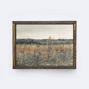 Vintage Print Framed | WildFlowers A22