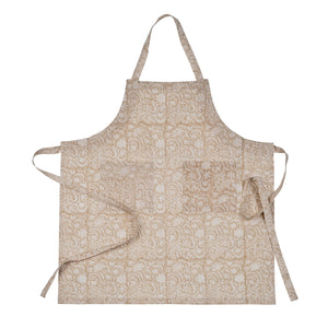 Indaba Block print Apron | Clementine