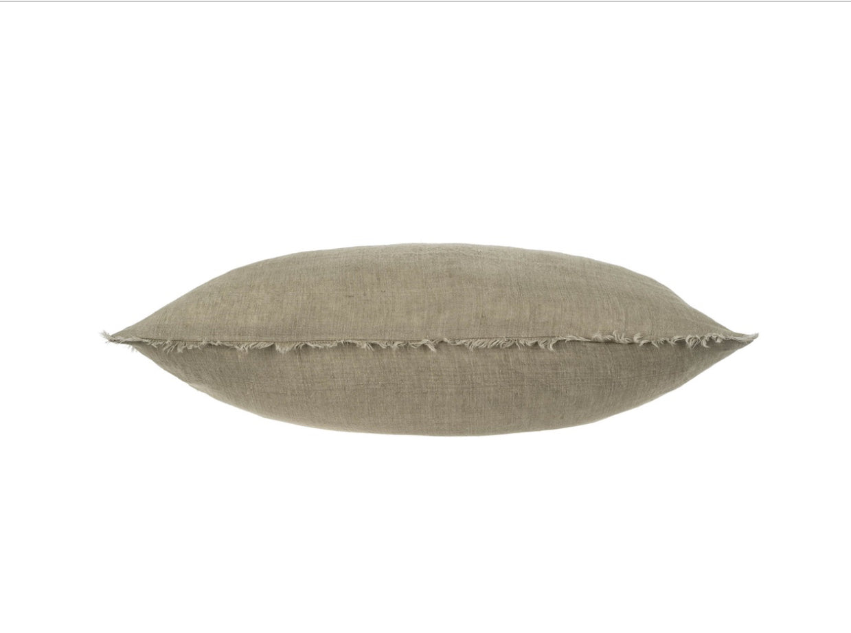 Lina Linen Pillow- Sand 16 x 24