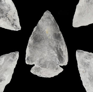 Clear quartz Arrowheads