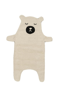 Sleepy Bear Knit Mat- 2 x 3