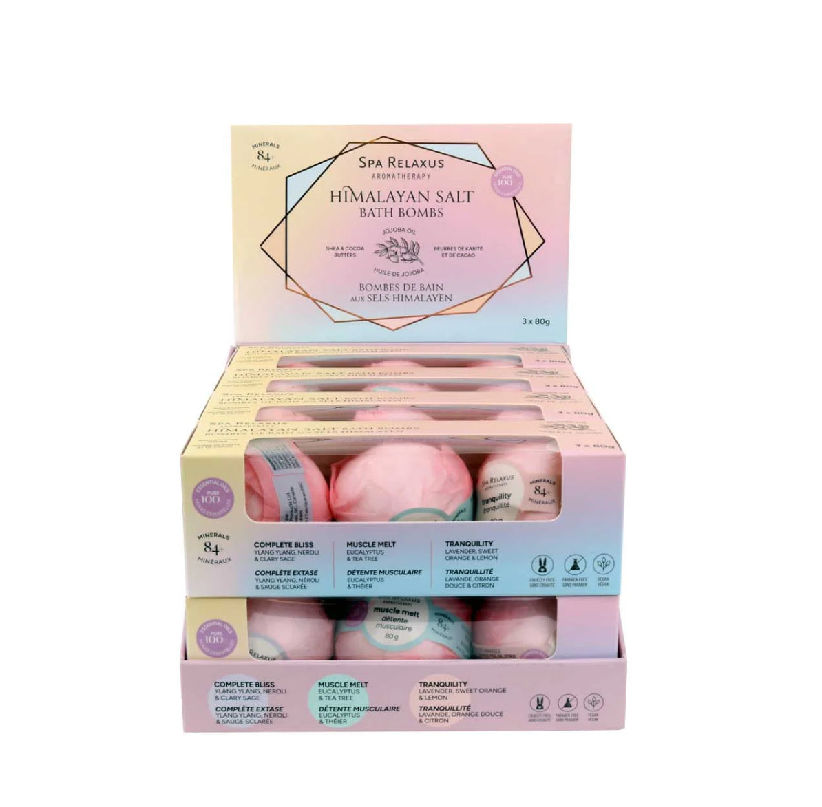 Himalayan Salt Bath bombs  - 3pc set