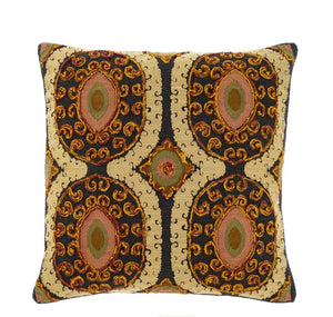 Amari Suzani Block Print Pillow- 20 x 20