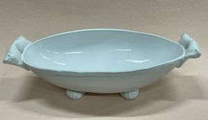 Pottery by Jackie- White Handled Tray