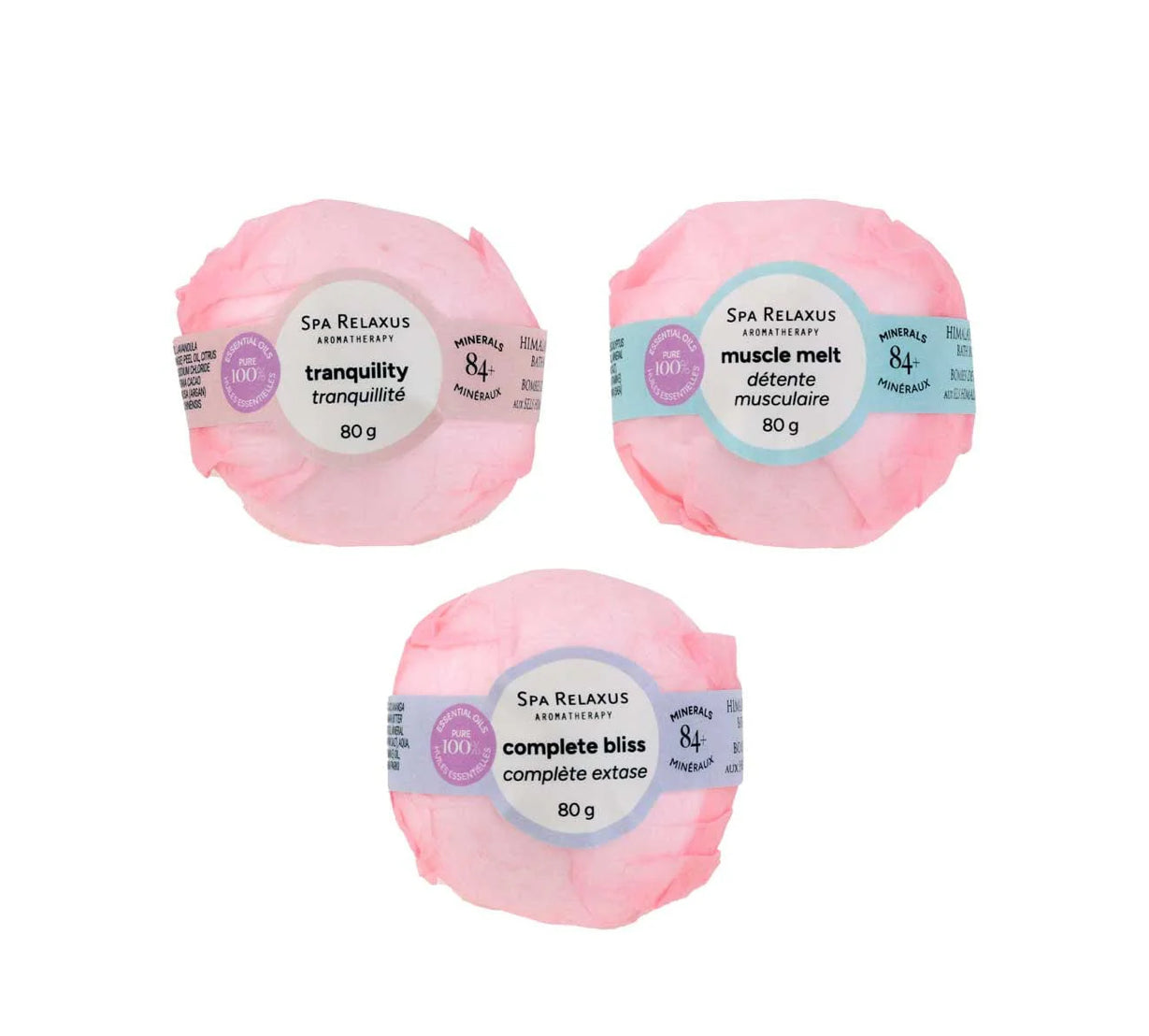 Himalayan Salt Bath bombs  - 3pc set