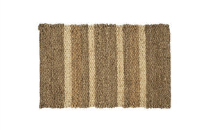 Striped Riviera Woven Mat- 2 x 3