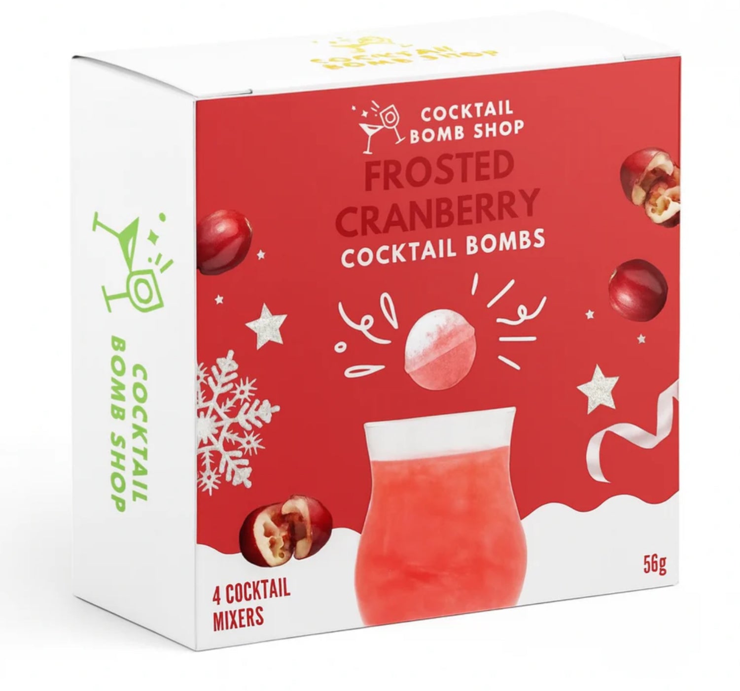 Cocktail Bombs Frosted Cranberry 4 Pack