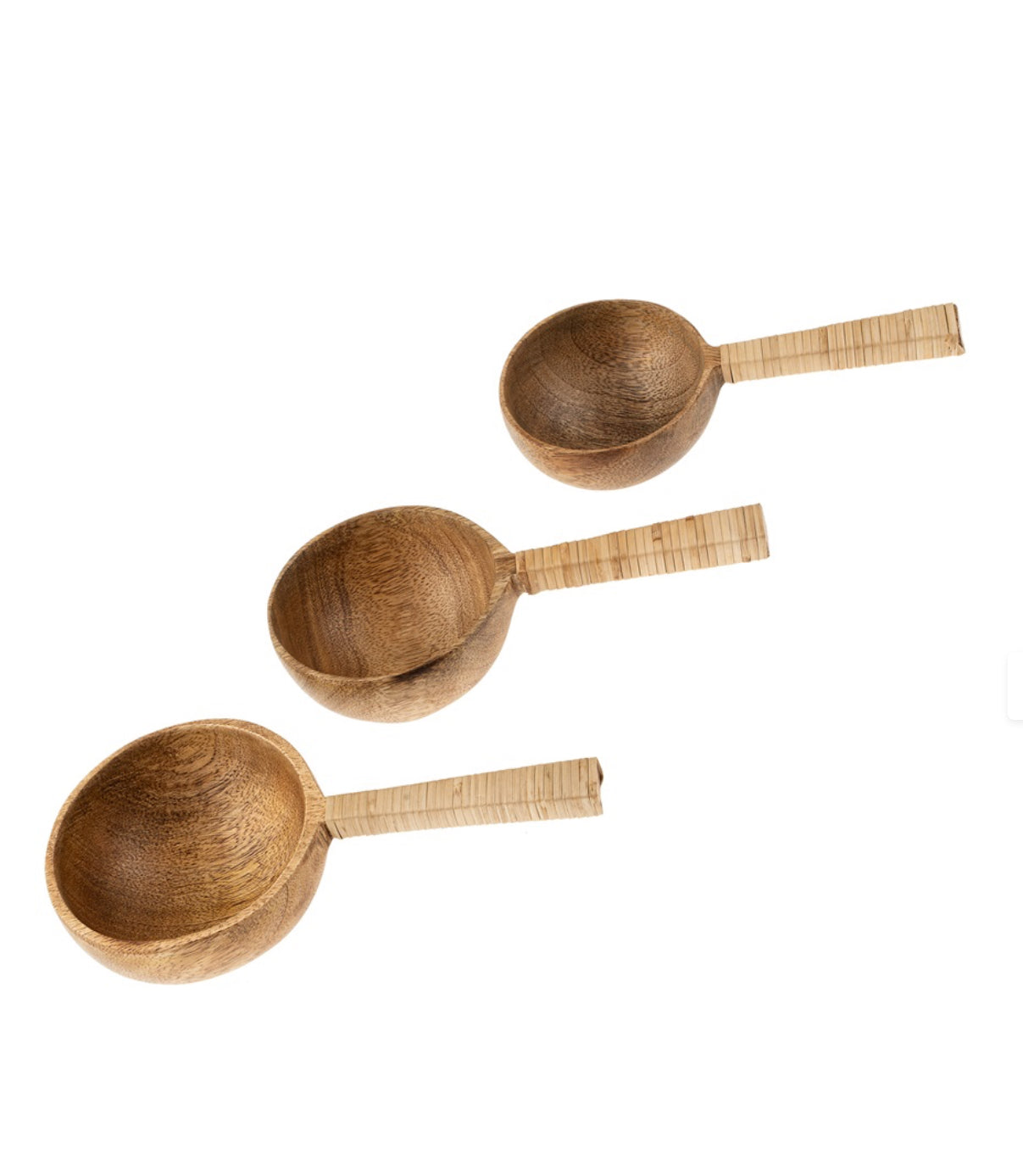 Mango Wood Scoops 3 Sizes