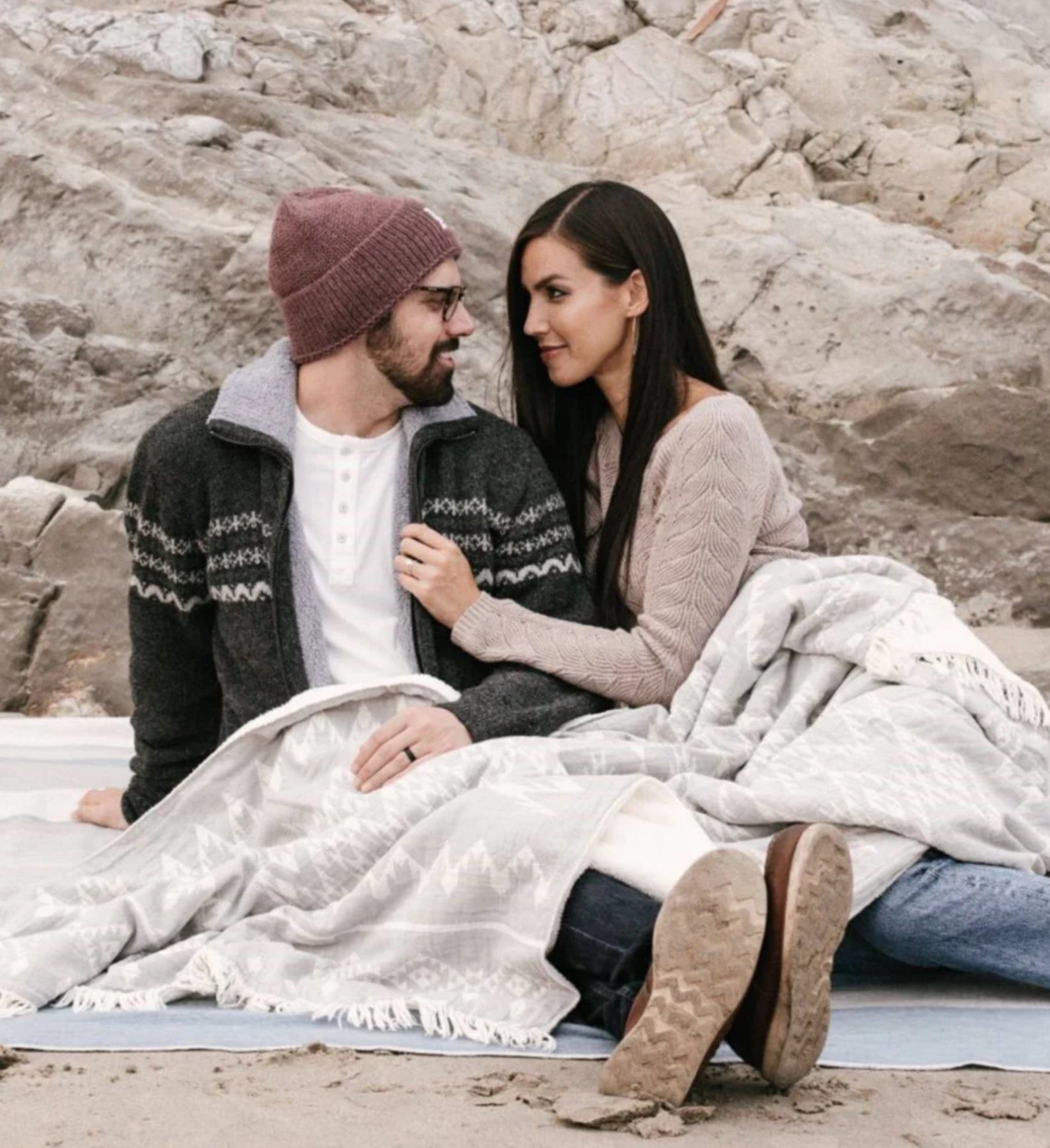 Men’s Fleece Lined Alpaca Sweater XL