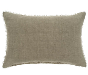 Lina Linen Pillow- Sand 16 x 24