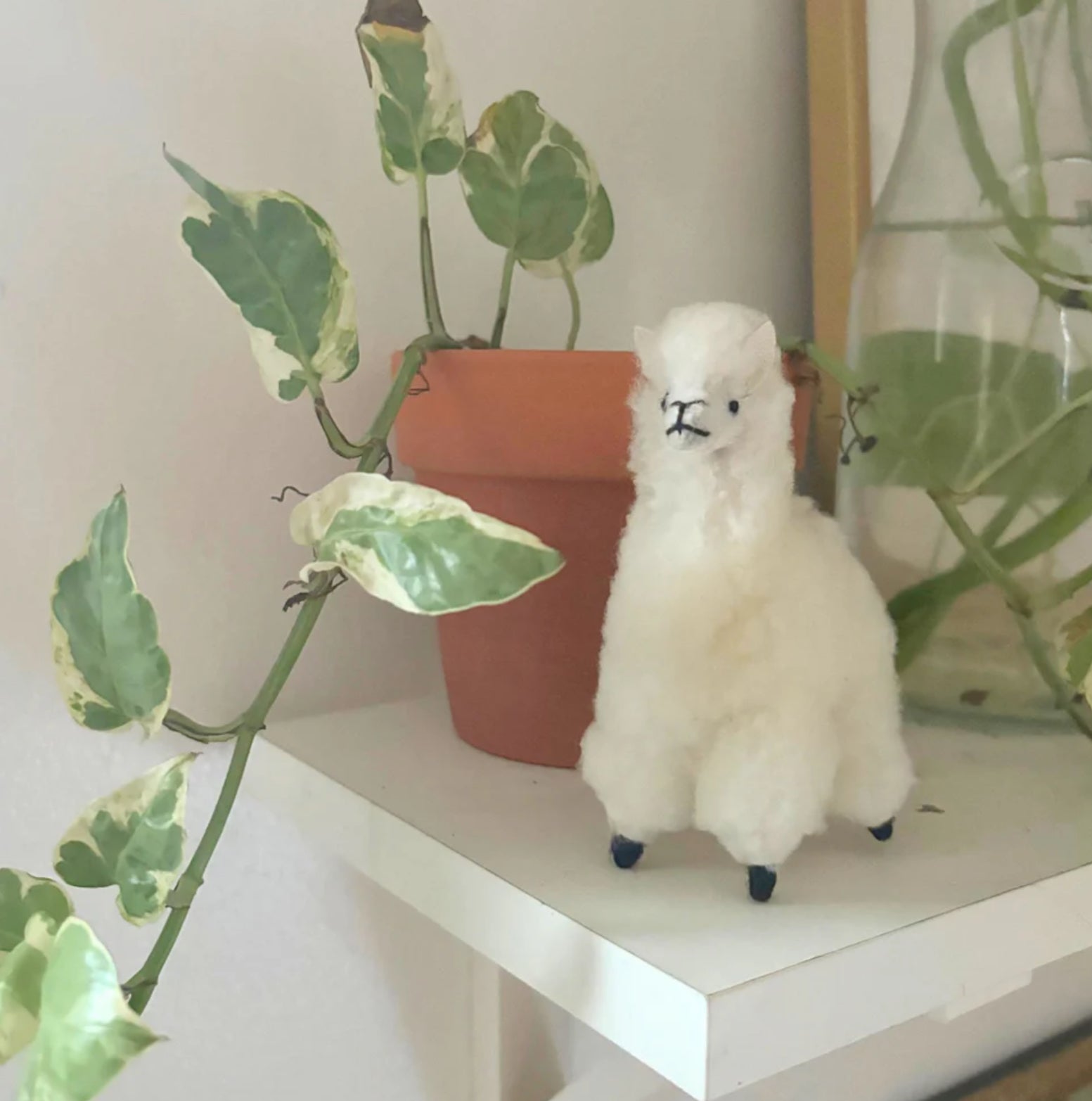 Mini Standing Alpaca
