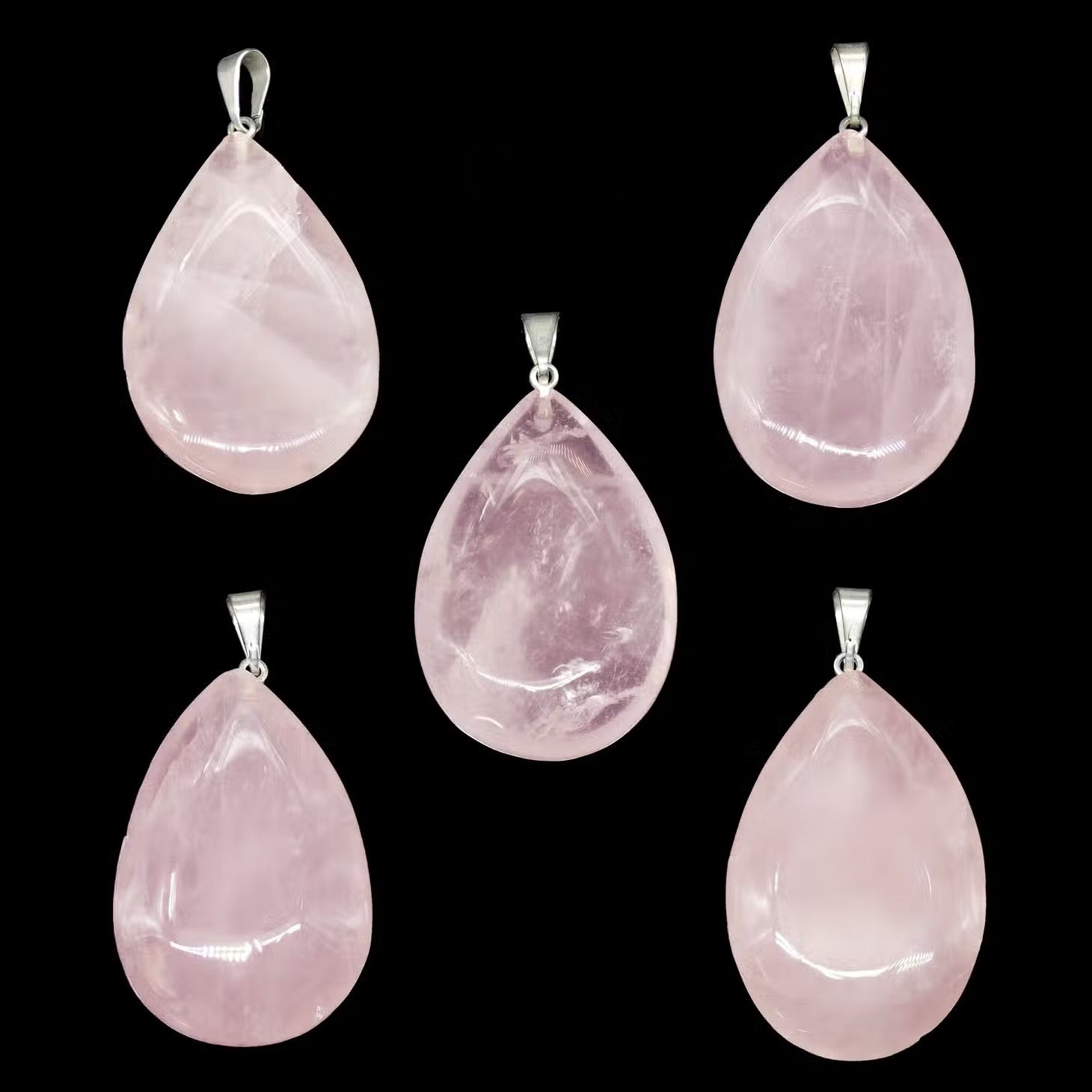 Rose Quartz Pendants