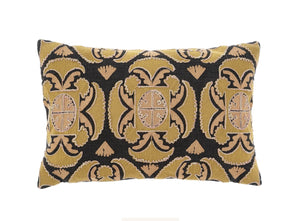 Zenith Suzani Block Print Pillow- 16 x 24