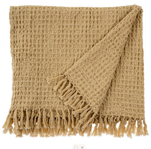 Waffle Body Towel- Marzipan