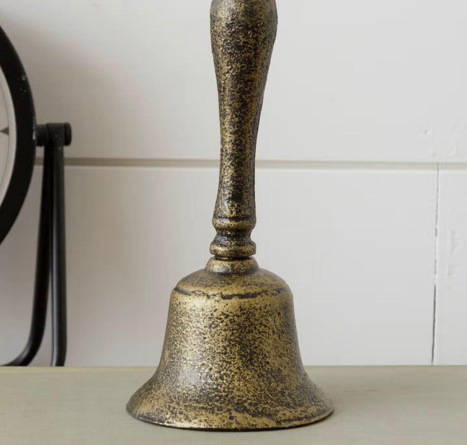 Antiqued Brass Hand Bell