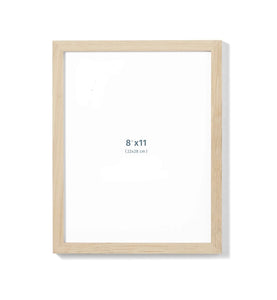 Solid Oak Frame 8.5 x 11
