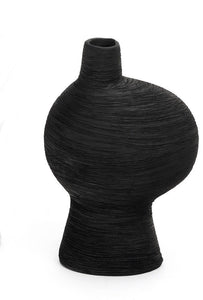 Small Black Designer Vase
