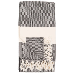 Turkish Body Towel - Diamond (Various Colours)