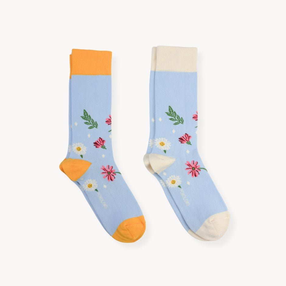 Daisy Days Socks~ pack of 2 Pima Cotton