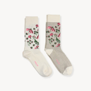 Wildflower Socks~ pack of 2 Pima Cotton