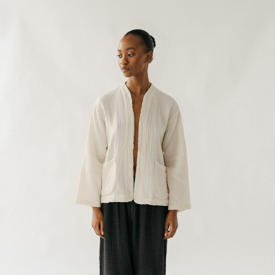 Crinkle Short Jacket