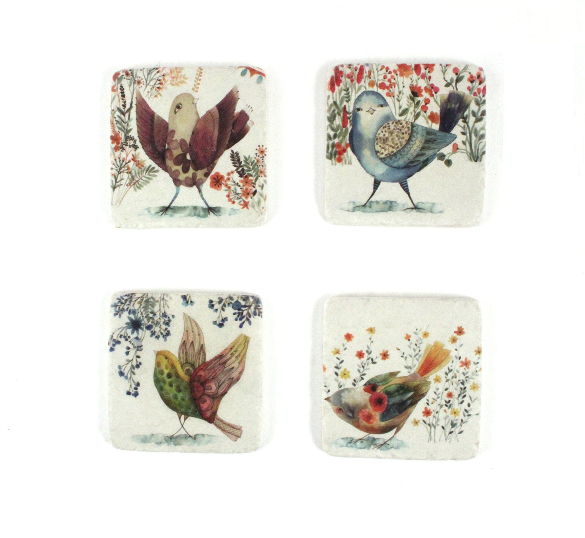 Bird Coasters Set of 4