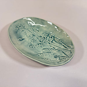 Pottery by Jackie- Oval footed Bowl