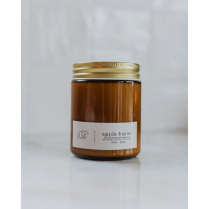 Wick and Bear Candle- Apple Butter